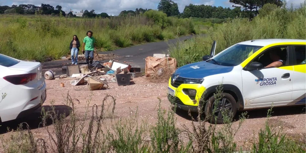 A área se tornou ponto de descarte de lixo