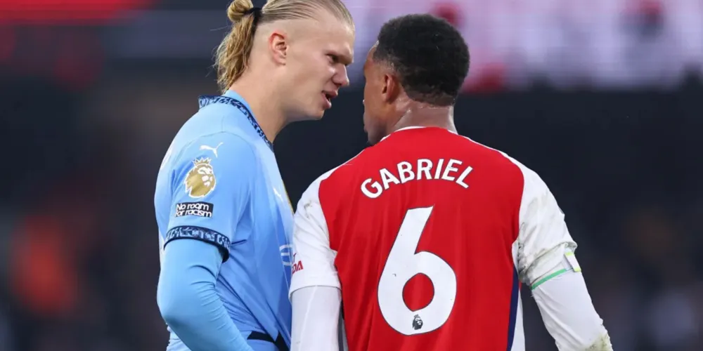 Haaland e Gabriel Magalhães protagonizam uma grande rivalidade no futebol inglês