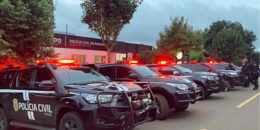 A ofensiva conta com o apoio da Polícia Penal do Paraná (PPPR) e da Polícia Civil de Santa Catarina (PCSC)