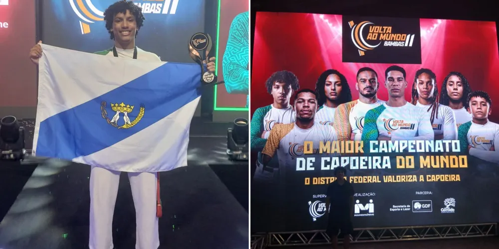 Kauê Caldeira venceu a disputa da categoria juvenil na 11ª edição do Volta ao Mundo Bambas