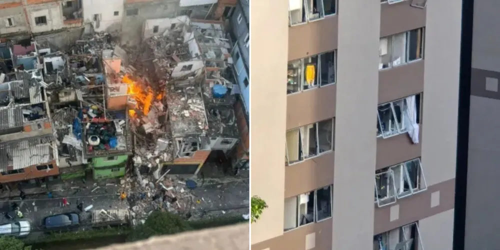 Um prédio explodiu e causou um incêndio no bairro Alvorada, na região do Jaguaré, na Zona Oeste de São Paulo. Inicialmente, há a suspeita de que a explosão foi possivelmente provocada por gás liquefeito de petróleo (GLP)