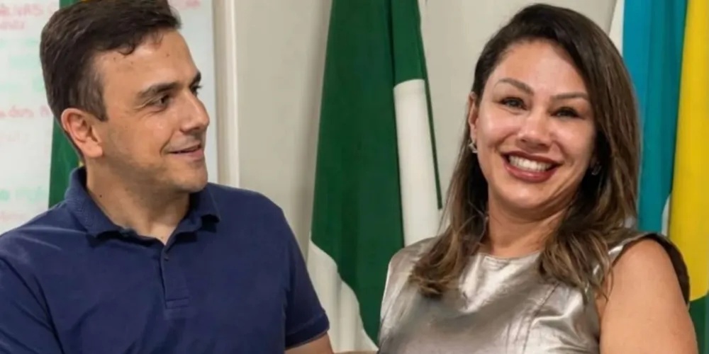 Aliel Machado e Dayane Sovinski
