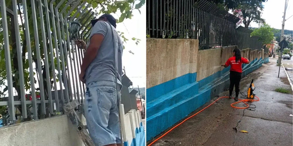 Entre os serviços ofertados estão pintura, alvenaria, manutenção hidráulica e elétrica, entre outros