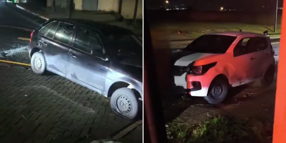 Colisão envolveu três veículos