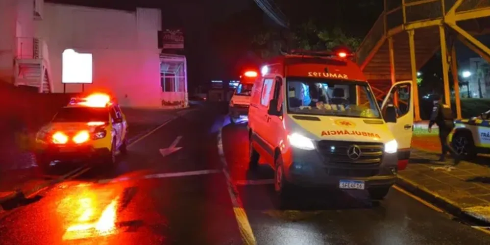 O caso foi registrado na noite desse sábado