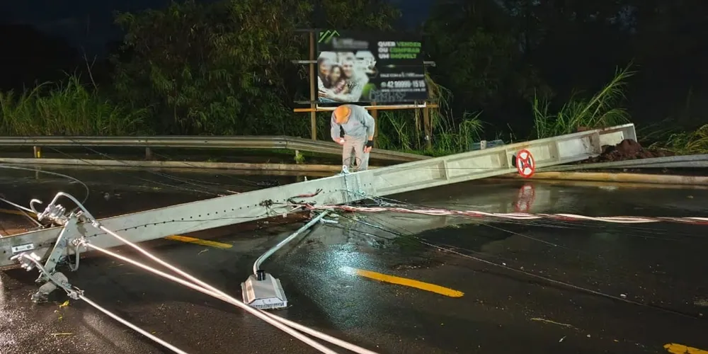 Trabalhos de manutenção ocorreram de forma contínua durante toda a noite e madrugada