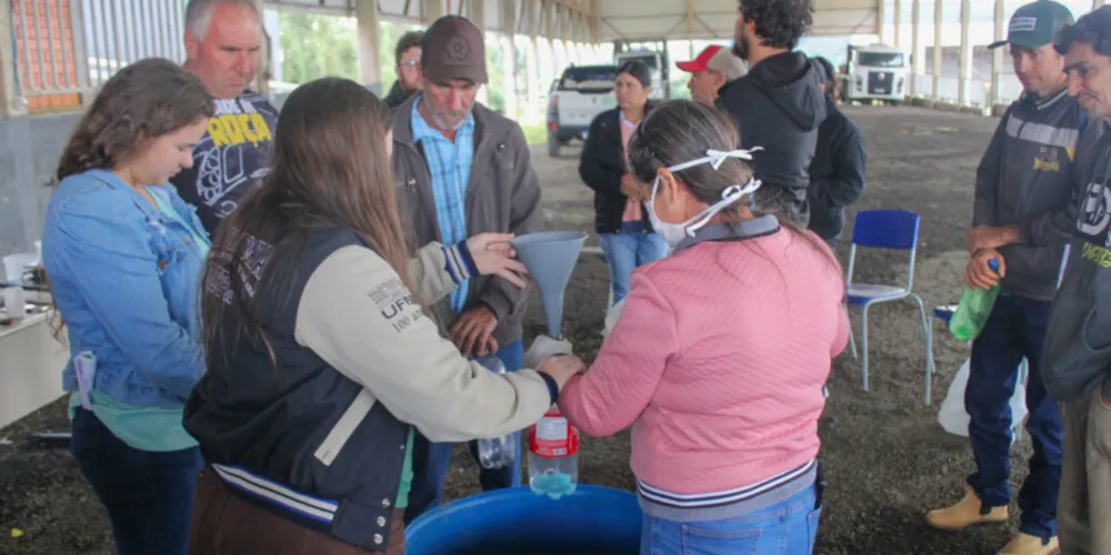 20 agricultores familiares partiparam da ação