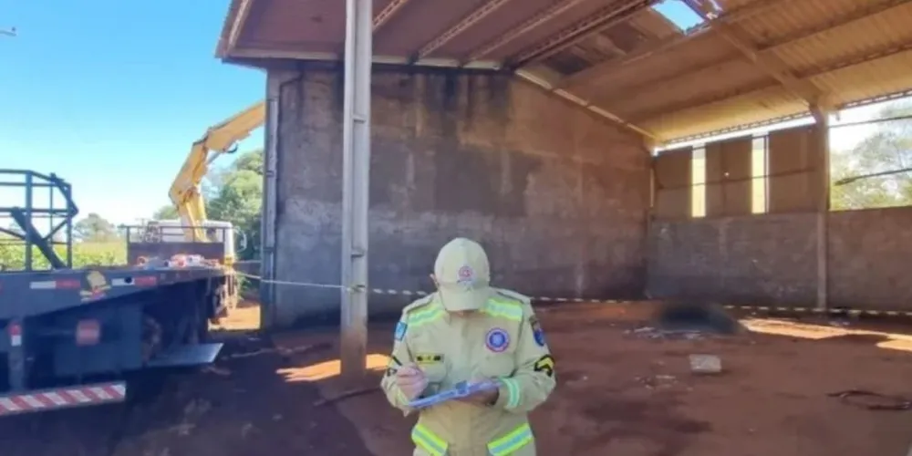 Trabalhador despencou de uma altura de sete metros e morreu antes da chegada do socorro