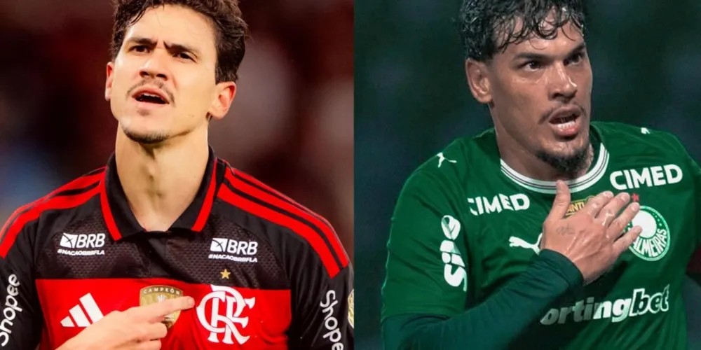 Flamengo e Palmeiras se enfrentam neste sábado (23) pelo Campeonato Brasileiro
