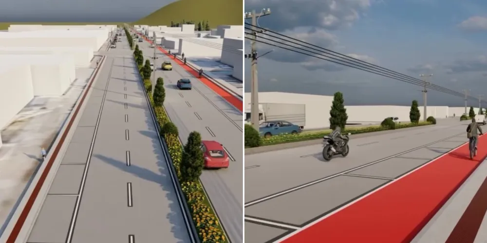 O projeto contempla uma reestruturação completa da avenida