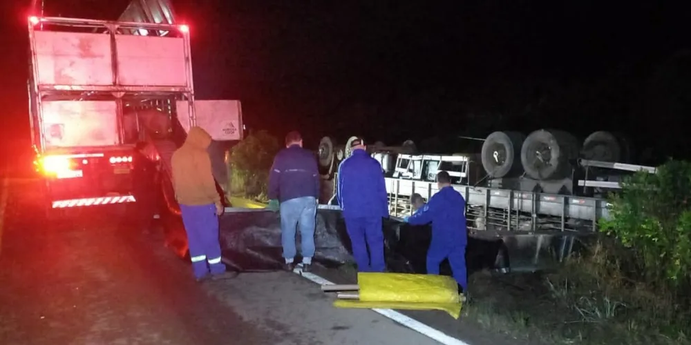 A condutora, de 34 anos, saiu ilesa