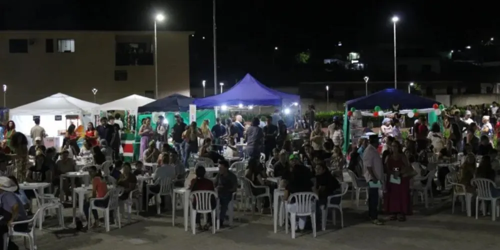As barracas do Luau no Parque estarão no local de costume