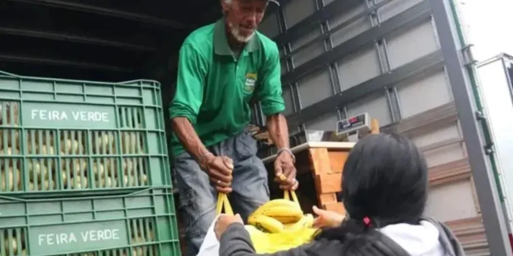 População pode trocar materiais recicláveis por frutas e verduras no Feira Verde