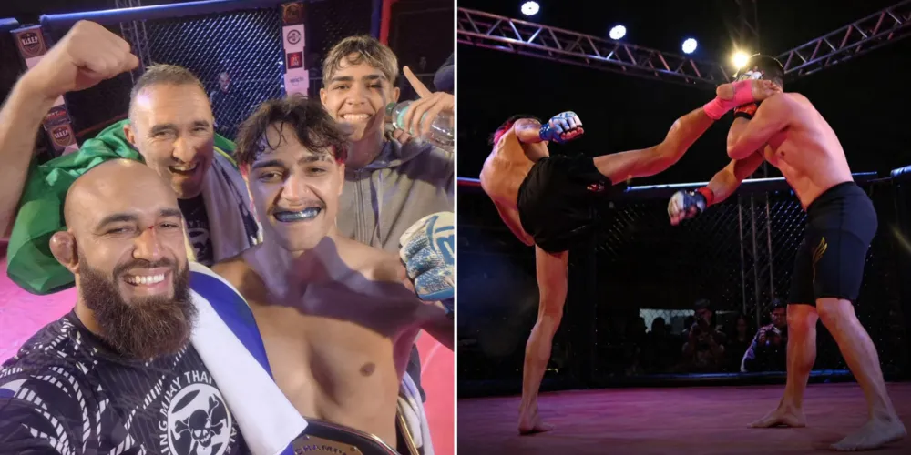 Riran 'The Taz' Zenidim esteve no octógono na noite desse sábado (30)