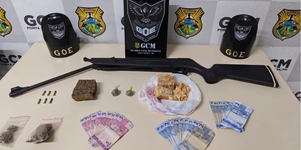 Todo o material apreendido foi encaminhado à 13ª Subdivisão Policial