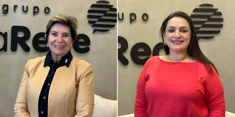 Elizabeth Schmidt - prefeita de Ponta Grossa - e Elisangela Pedroso - prefeita de Carambeí