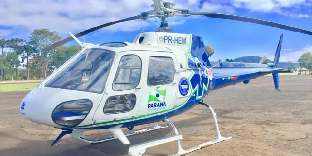 Atleta foi socorrida de helicóptero