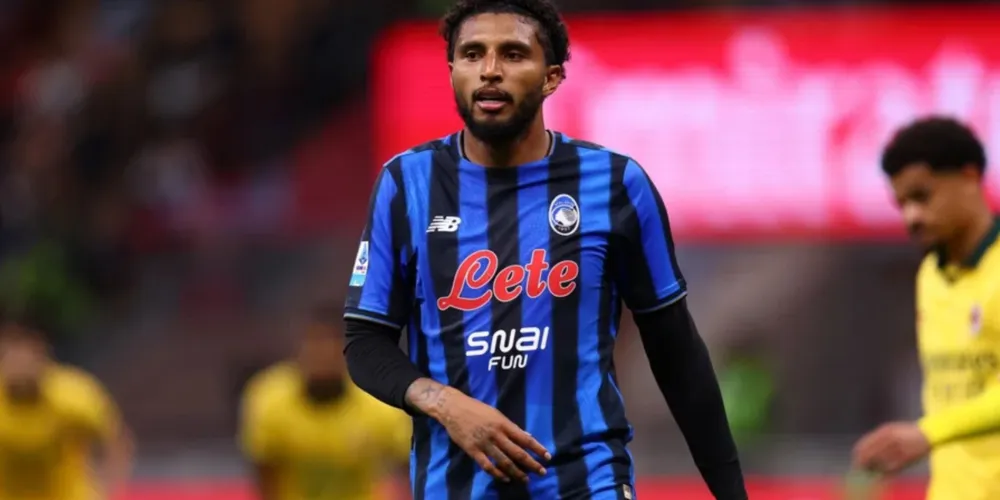 Éderson com a camiseta da Atalanta
