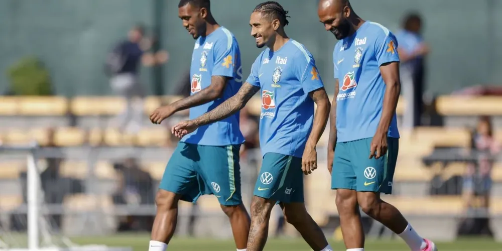 Treino da Seleção Brasileira nos Estados Unidos