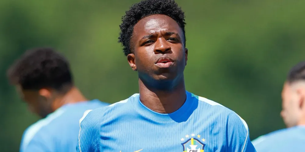 Vinícius Junior participou do treinamento