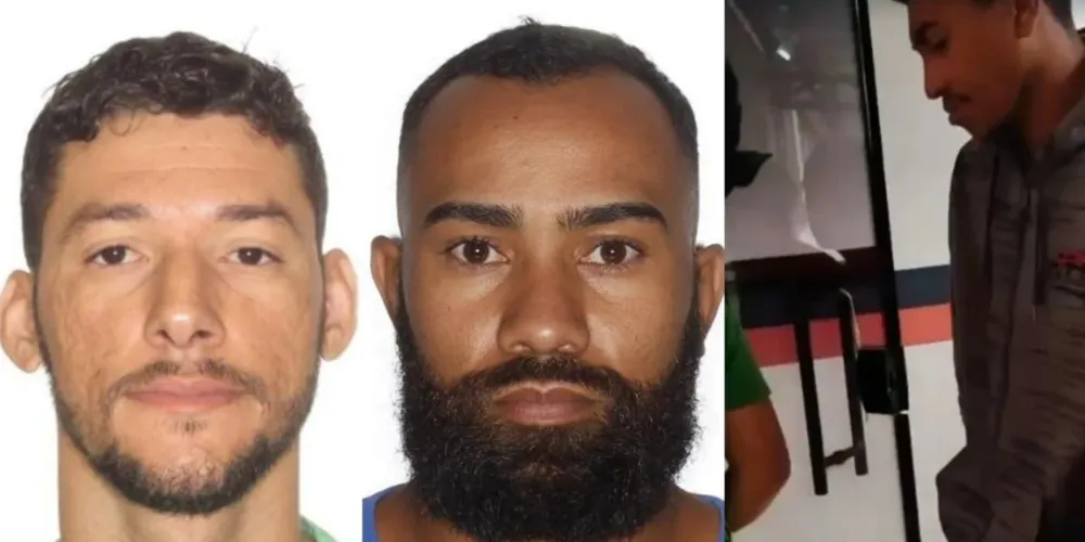 Maicon Fernandes Cintra, de 42 anos; Luis Felipe Feliciano Egoroff, de 32; e Vitor de Freitas Gonçalves, de 27, foram presos