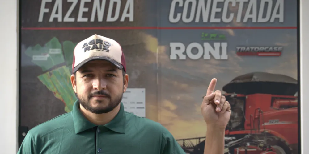 Coordenador de manutenção de frota agrícola da Fazenda Roni Agro, Eleandro Sutil