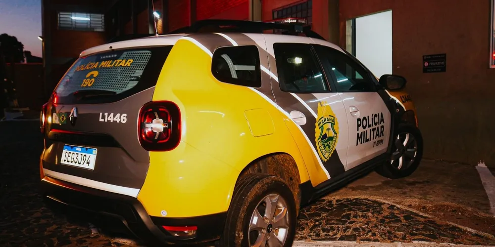 O homem recebeu voz de prisão e foi encaminhado à Delegacia da Polícia Civil
