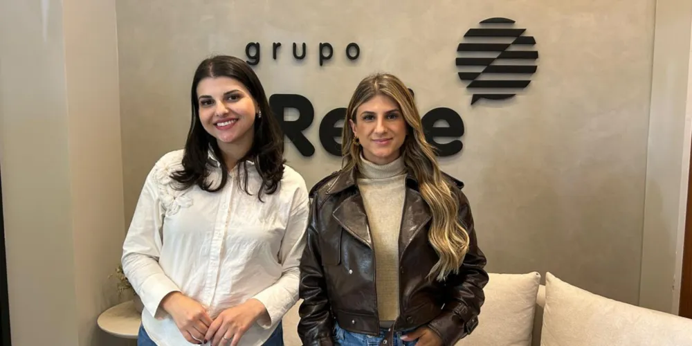 Sócias-proprietárias da Imobiliária Líder, Kamila Cristine Slobodzian Zubek e Keurien Nathani Slobodzian Zubek