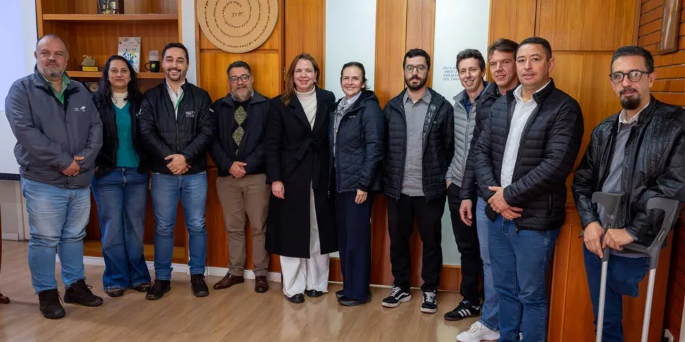 Lideranças estiveram reunidas no gabinete da Prefeitura de Telêmaco Borba