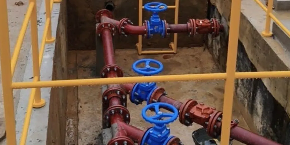 A obra está na reta final, na fase de instalações elétricas