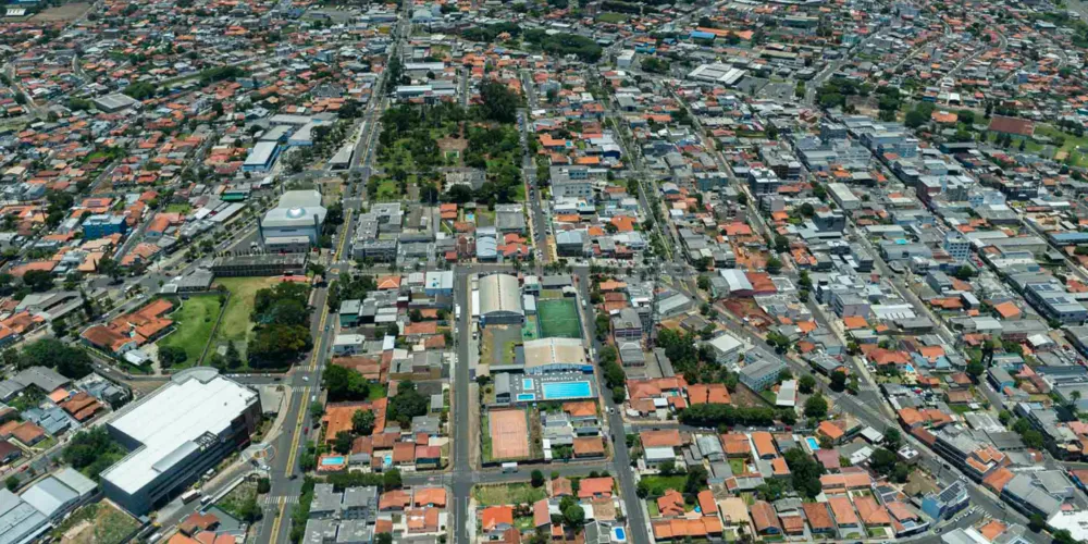 Foto aérea de Telêmaco Borba