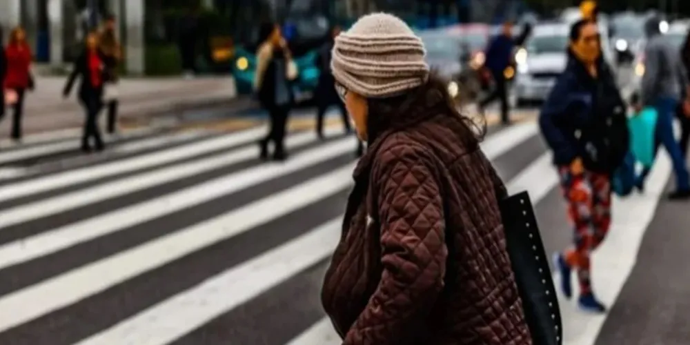 No Sul, o tempo segue firme, mas o frio continua intenso