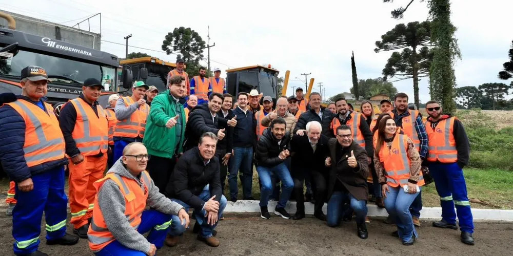 A assinatura da ordem de serviço marca o início da pavimentação dos últimos 8,8 km da estrada