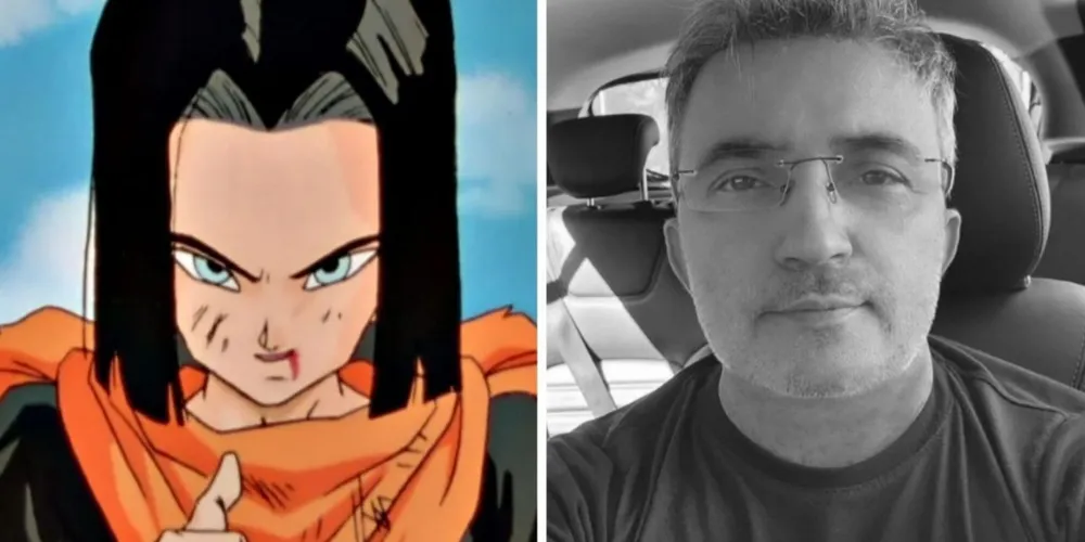 Figueira Júnir dublou o personagem Androide 17 na animação Dragon Ball