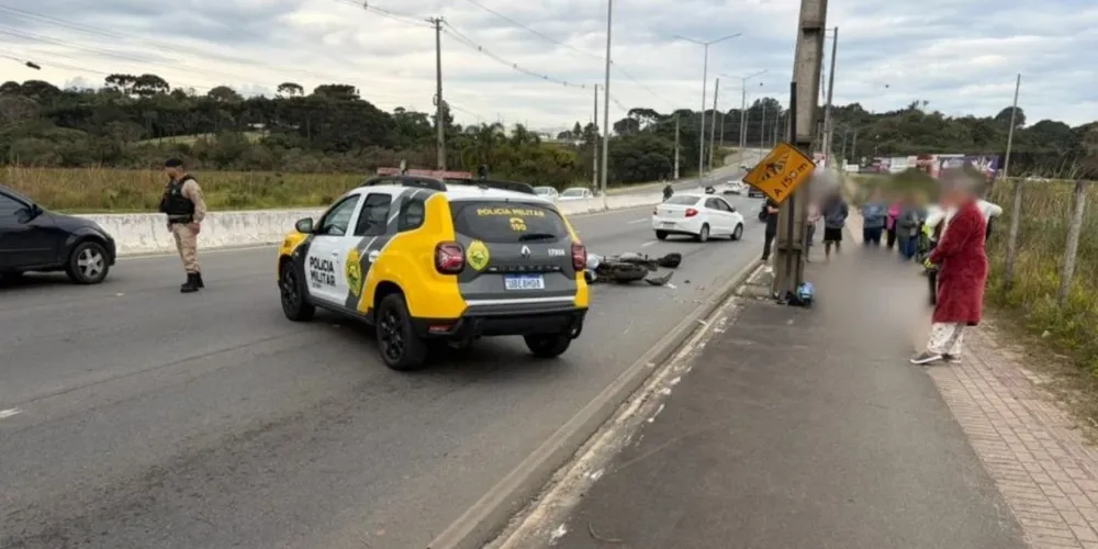 Motociclista morre após colisão
