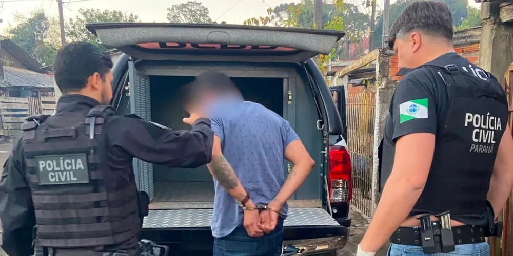 O preso foi encaminhado à Cadeia Pública de Castro