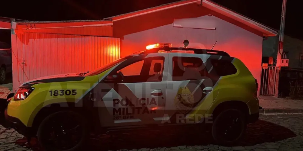 A Polícia Militar realizou o atendimento da ocorrência