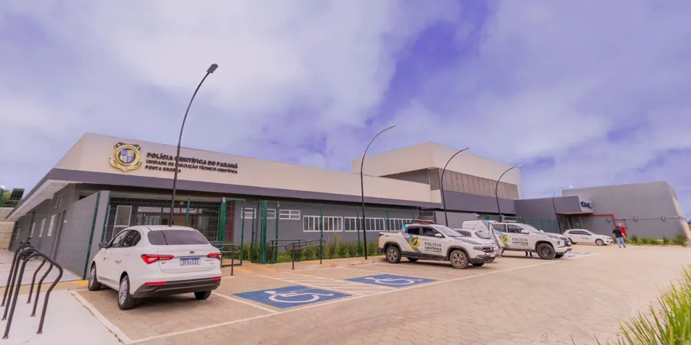 Sede da Polícia Científica em Ponta Grossa