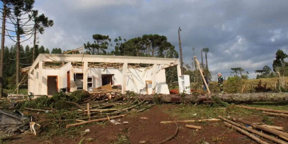 Serão quatro casas pré-moldadas para as famílias do Imbú que foram mais atingidas pelo tornado