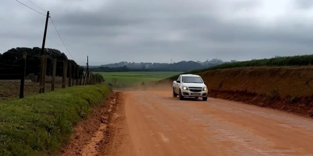 Serão pavimentados 9,3 quilômetros da estrada