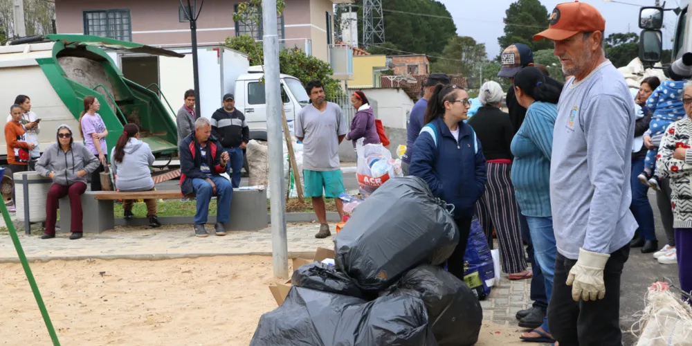 Só neste ano, já são 60,7 toneladas de materiais recicláveis recolhidos