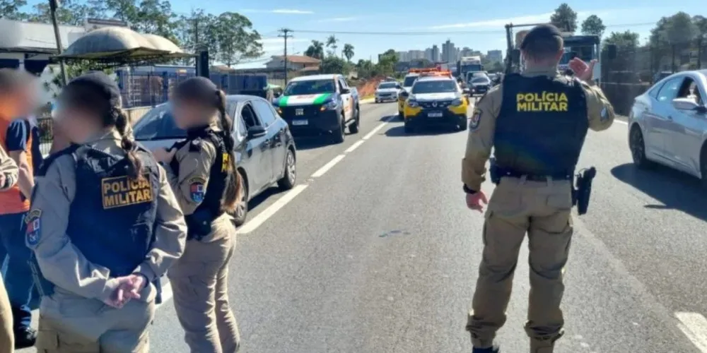 Atuação policial no bairro Jardim das Américas