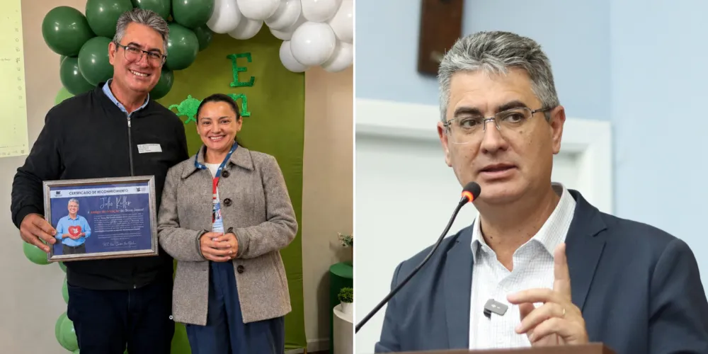 Julio Küller agradeceu a homenagem dada pelo hospital e disse que continuará ajudando a instituição em suas necessidades
