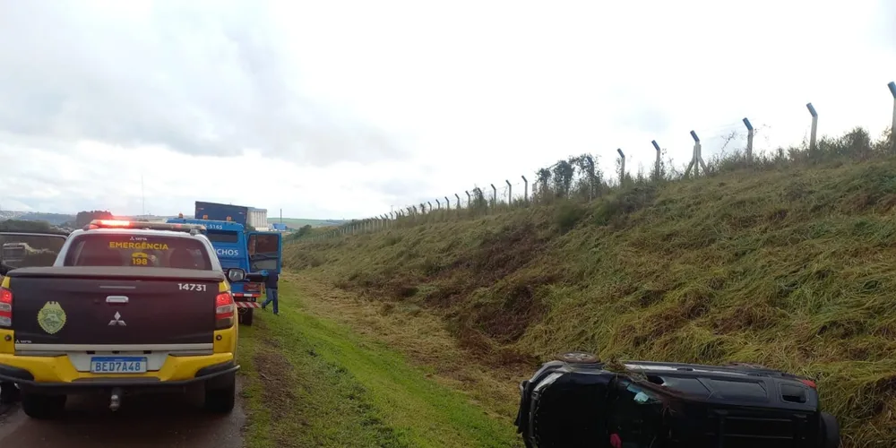 Acidente na PR-151, em Carambeí