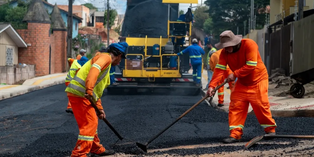 Obra da Prefeitura Municipal de Ponta Grossa