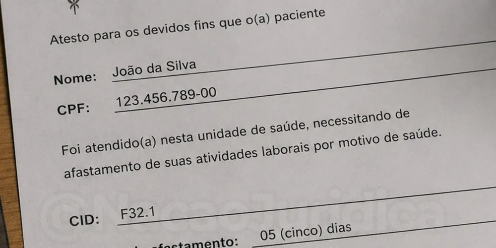 Atestado falso