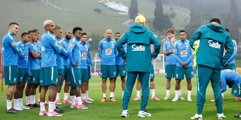 Treino da Seleção Brasileira