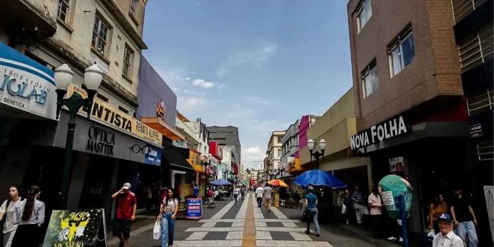 Calçadão de Ponta Grossa