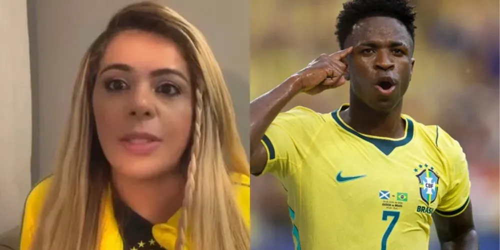 Vó Bahiana e Vinicius Junior
