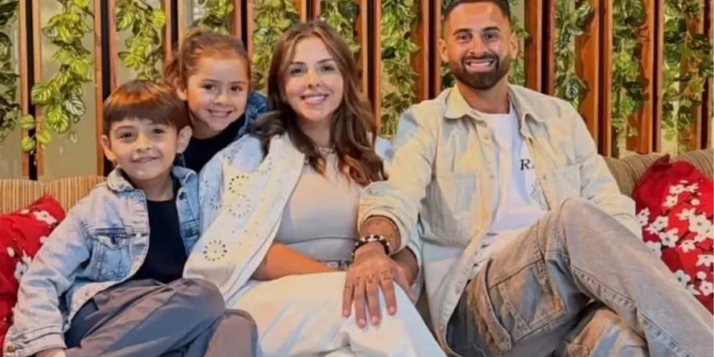 Lucas Trejo e família